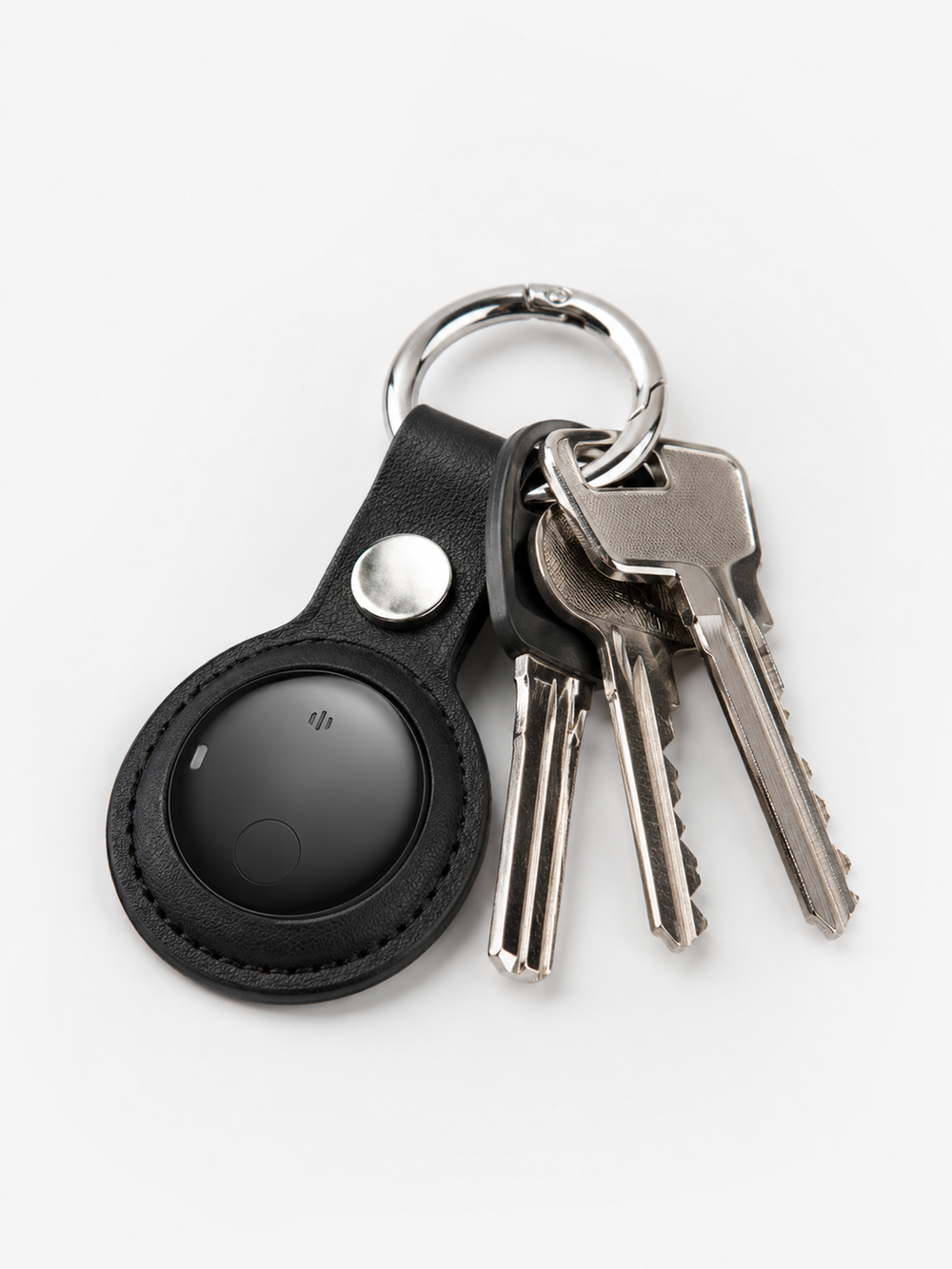 SoleTrack Leder-Schlüsselanhänger – Premium für GPS-Tracker – Ohne SIM-Karte oder Abonnement