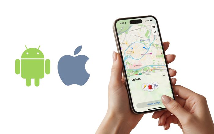 SoleTrack Leder-Schlüsselanhänger – Premium für GPS-Tracker – Ohne SIM-Karte oder Abonnement